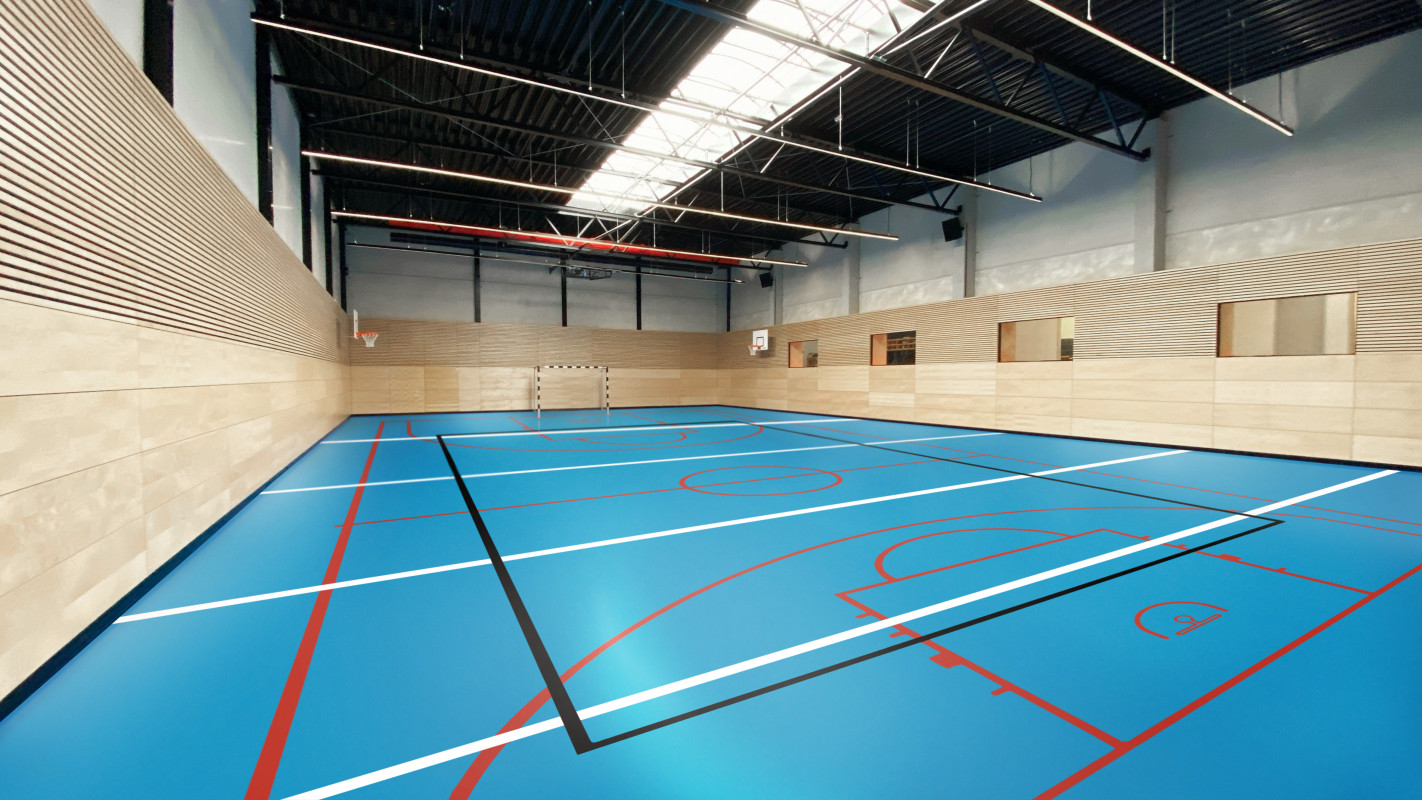 Mantas Comerciais / Linha Omnisports / Esportes / Quadras esportivas / Uni Sky Blue / 3708017